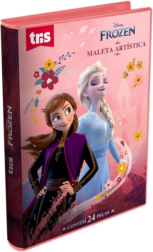 Maleta de Pintura Tris Frozen Disney 24 Peças