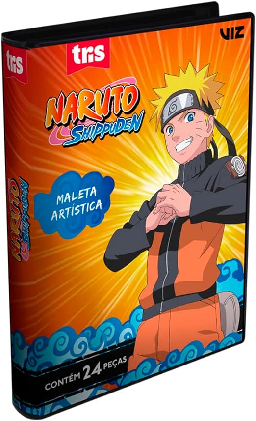 Maleta de Pintura Tris Naruto 24 Peças