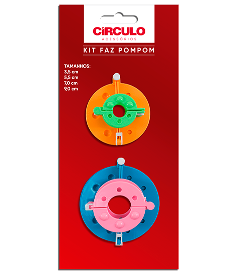 Kit Faz Pompom Circulo