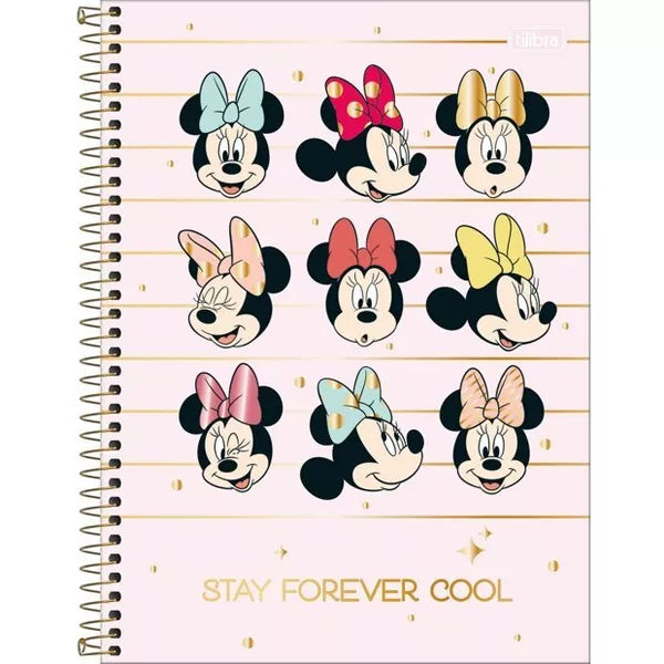 Caderno Universitário Minnie 10 Matérias -160Fls Tilibra