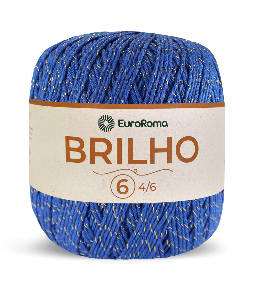 Barbante EuroRoma Brilho Ouro 400g