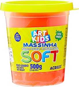 Massa de Modelar Soft 500g Pote Acrilex