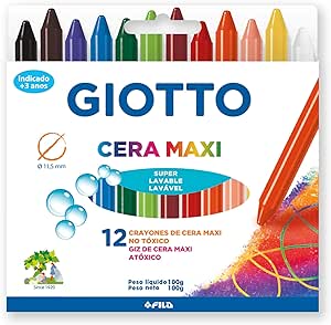 Giz de Cera 12 Cores Giotto