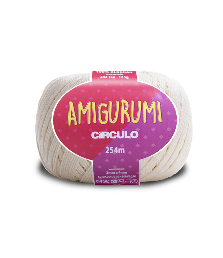 Linha Amigurumi Círculo 254mt