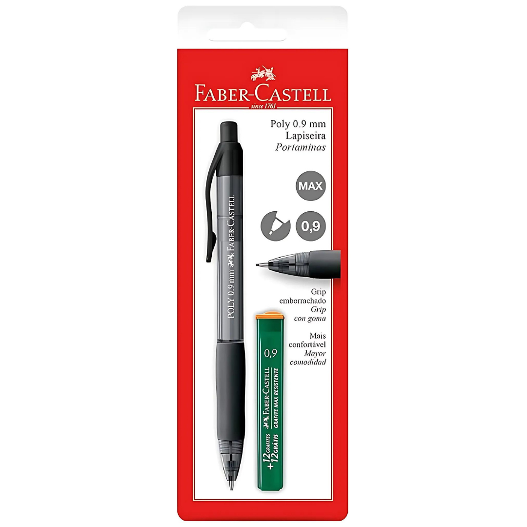 Lapiseira Faber Castell Poly 0.9mm c/ Grafite