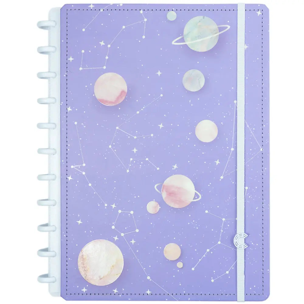 Caderno Inteligente Purple Galaxy