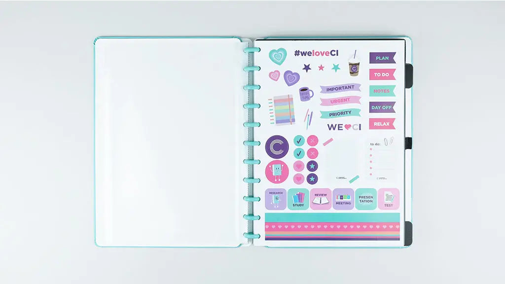 Caderno Inteligente All Aquamarine Grande