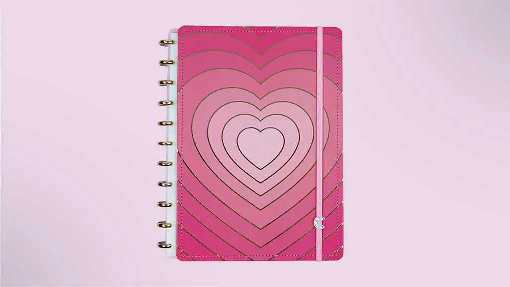 Caderno Inteligente Golden Love