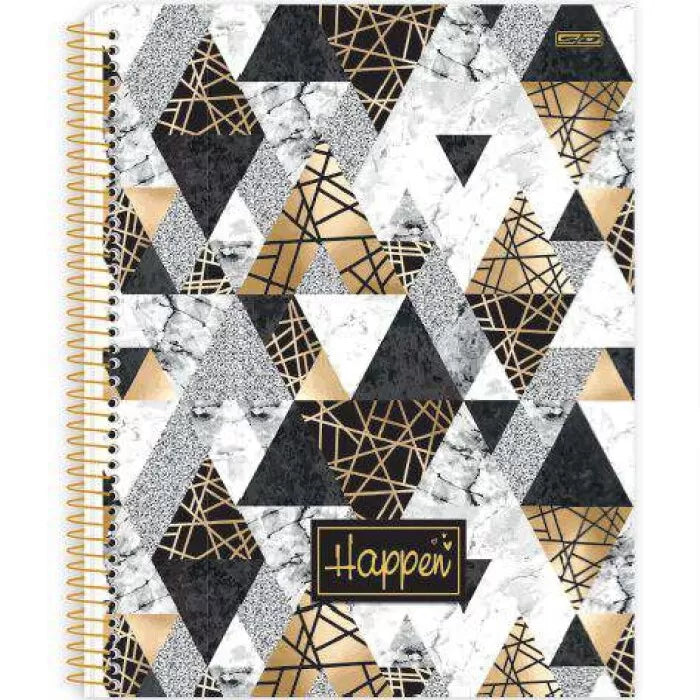 Caderno Colegial Happen 1 matéria-80fls