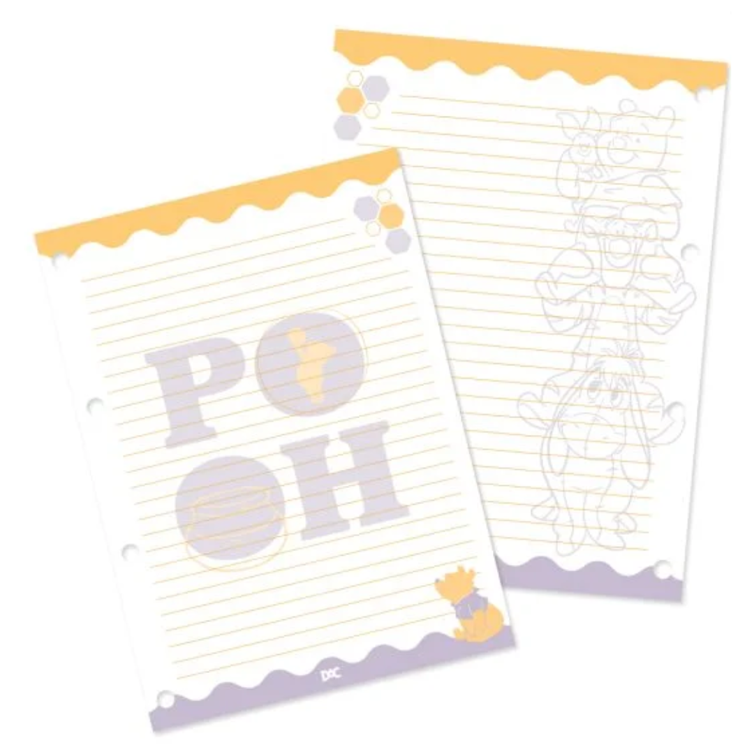 Caderno Argolado Universitário Pooh Dac