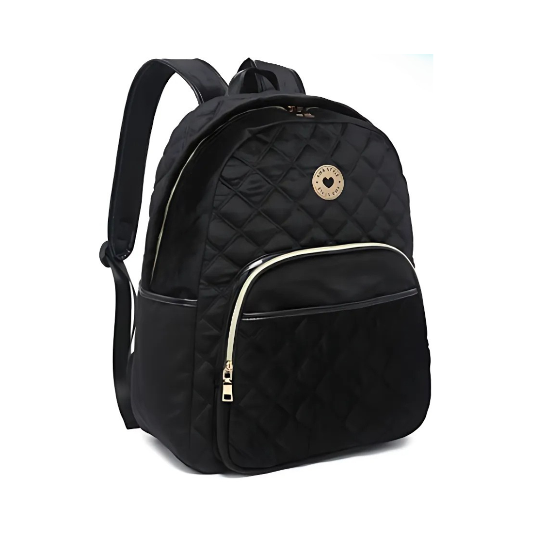 Mochila de Costa Kika Soft Preta Kk2516-M