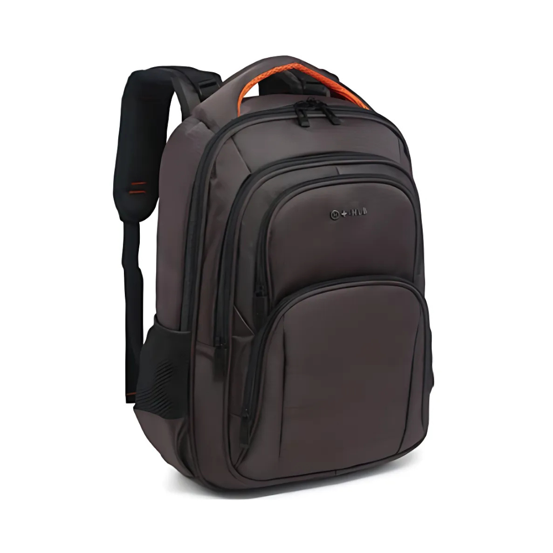 Mochila De Costas Hub Café/Laranja HB25M57-B