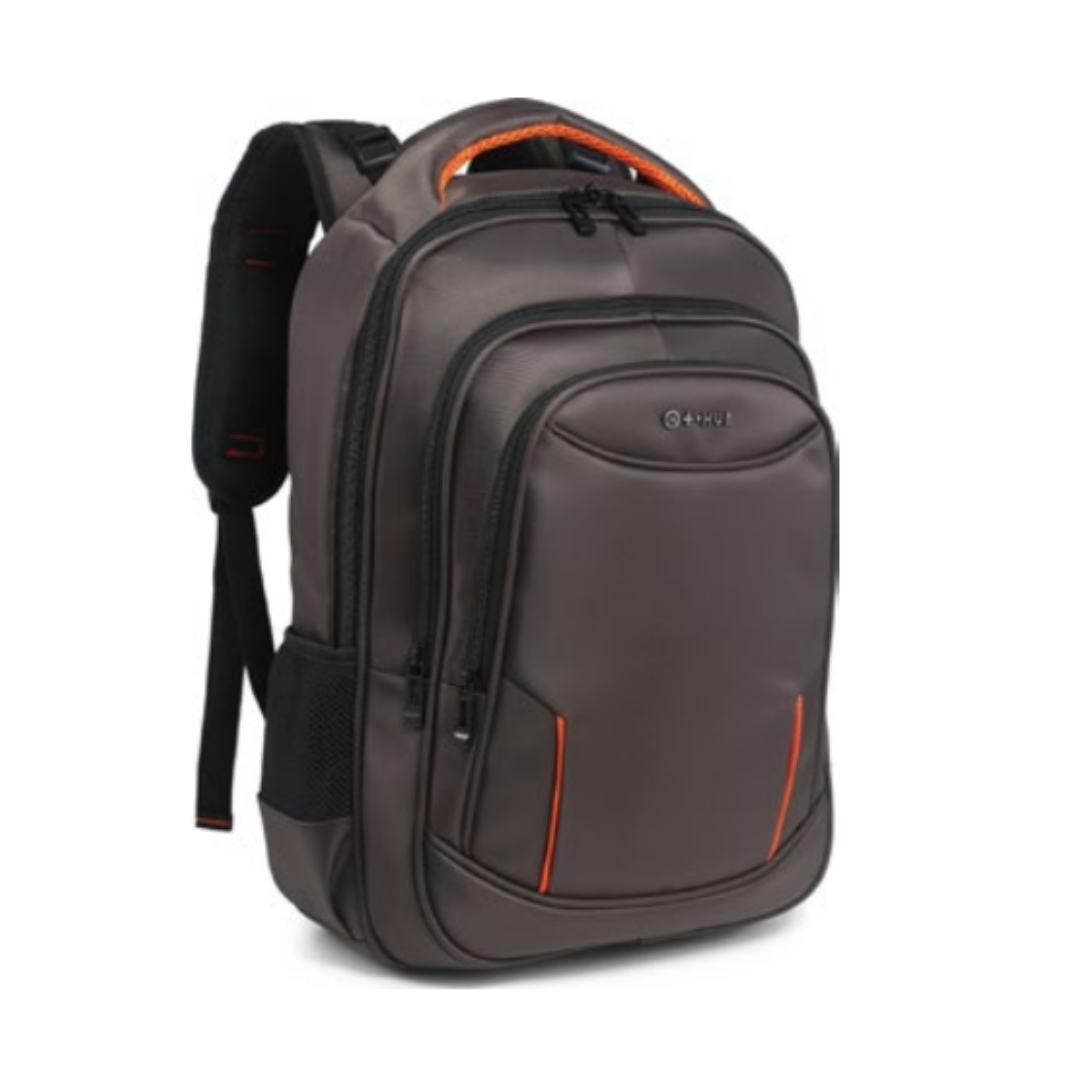 Mochila De Costas Hub Café/Laranja HB25M58-B