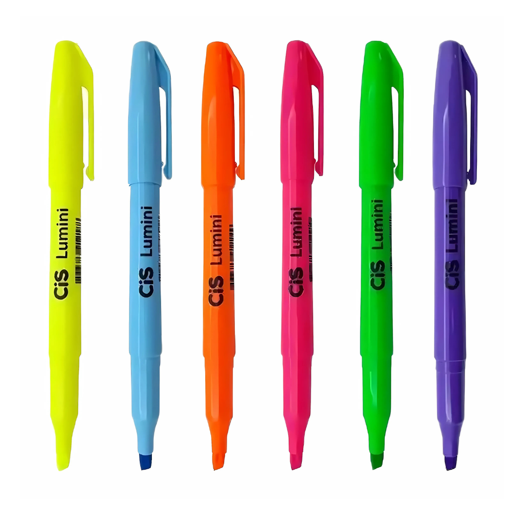 Marca Texto Cis Lumini Cores Neon