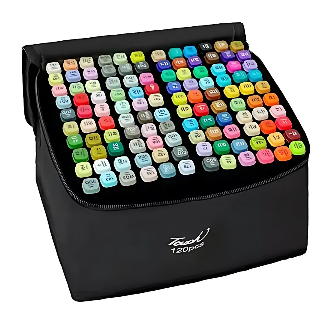 Kit Canetinhas Touch 120 Cores