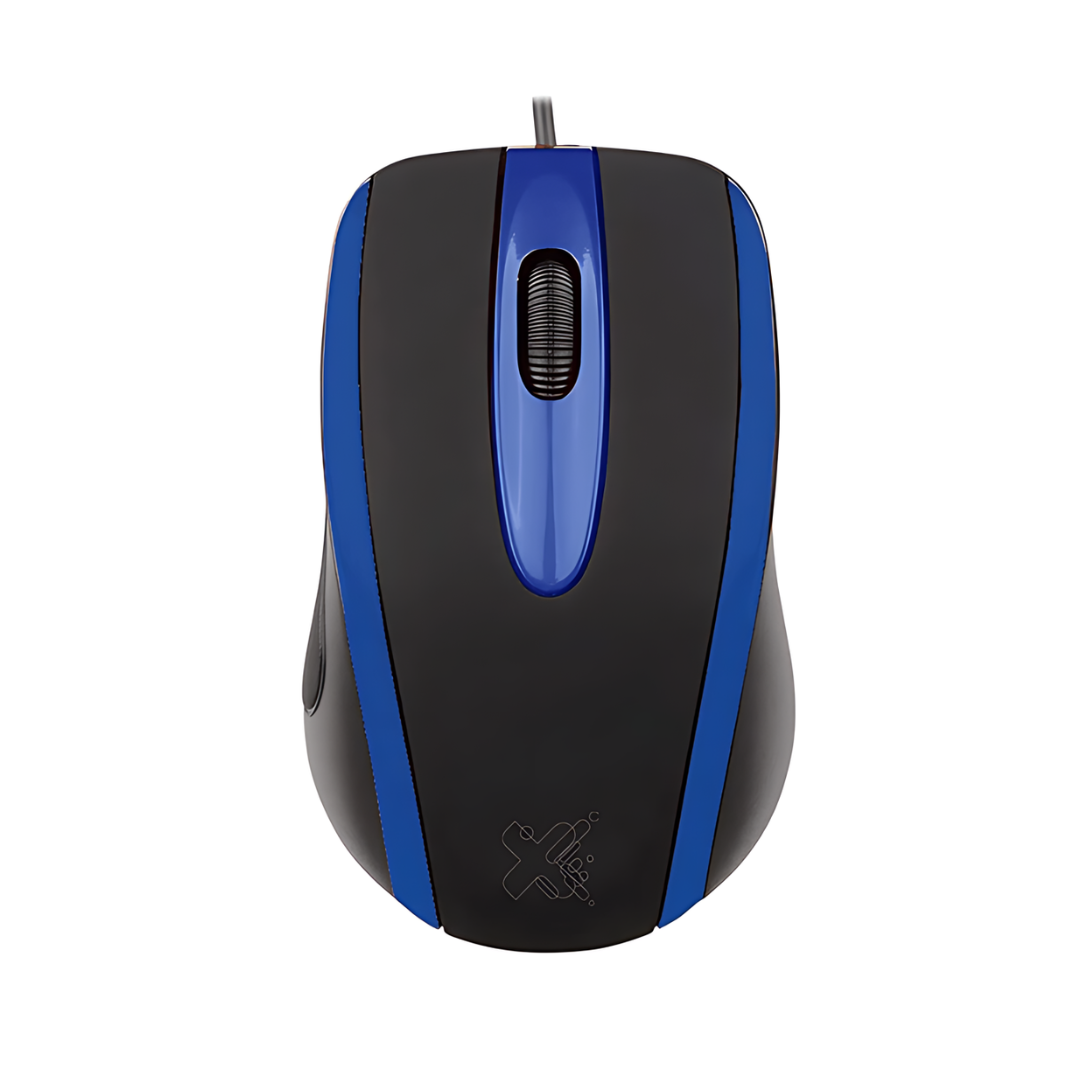 Mouse Maxprint Techzone Preto/Azul