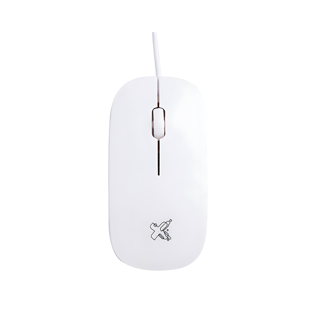 Mouse Maxprint Surface Branco Com Fio 1200 DPI USB 2.0