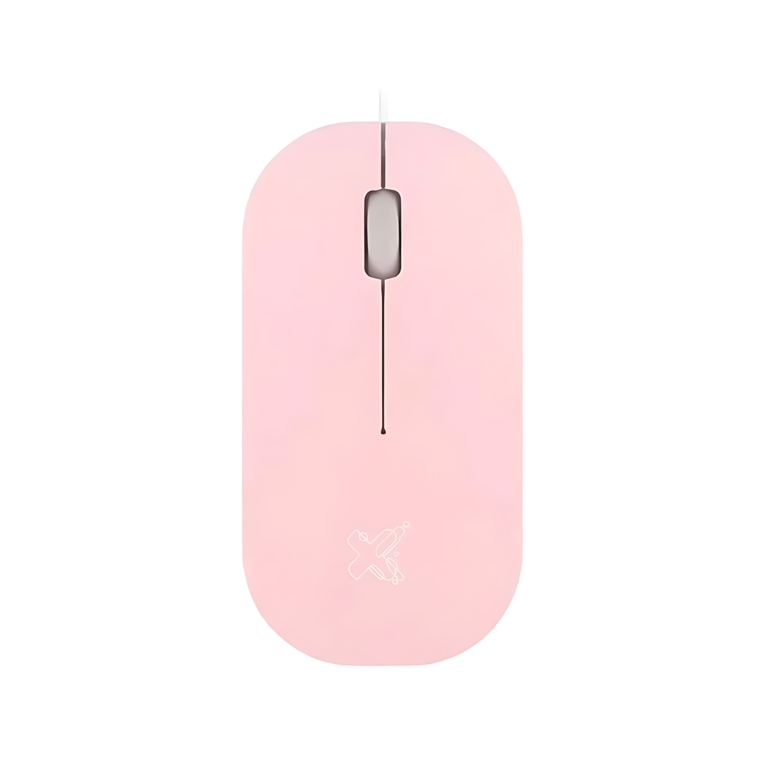 Mouse Maxprint Surface Rosa Com Fio 1200 DPI USB 2.0