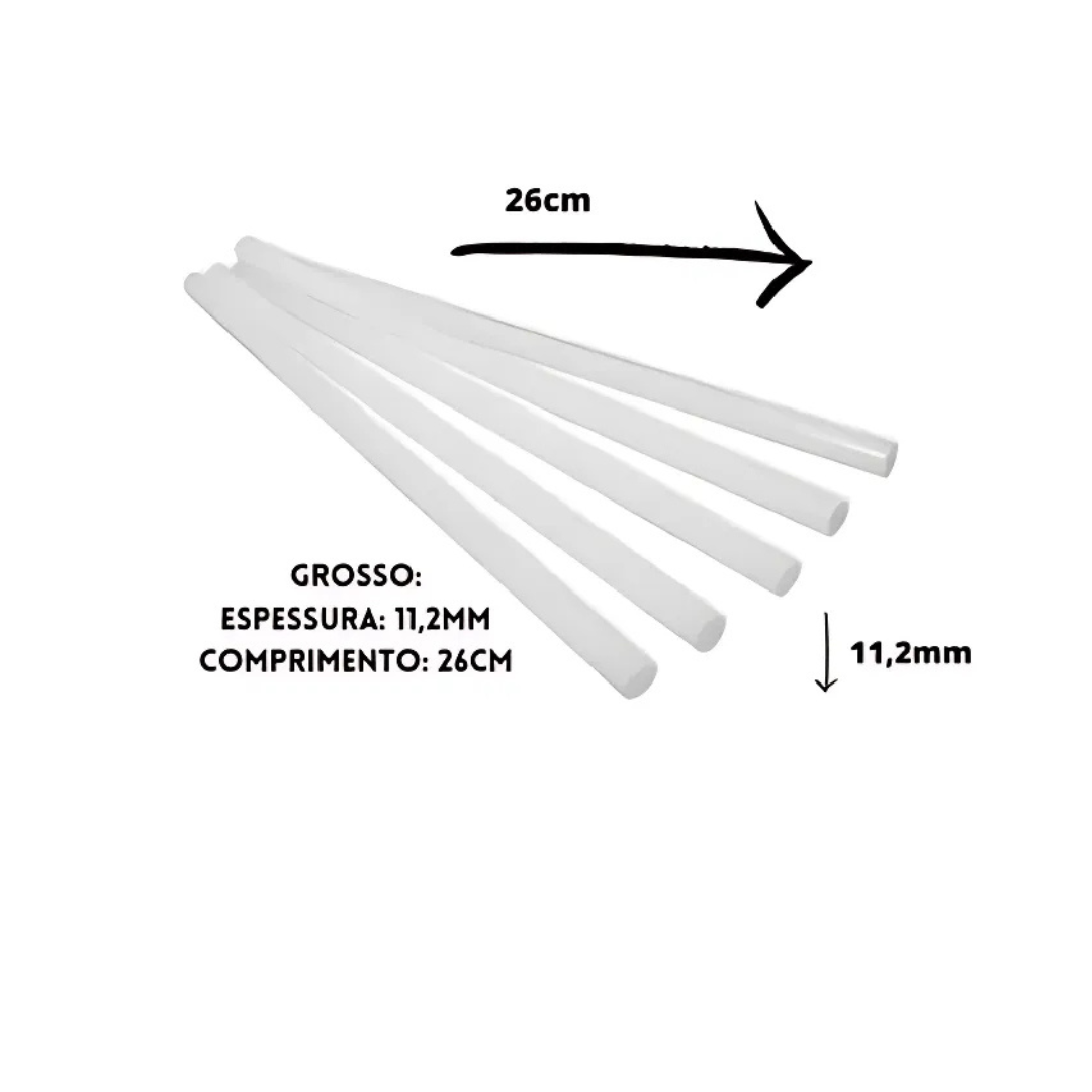 Bastão de Cola Quente Grossa Unidade - Lulitex