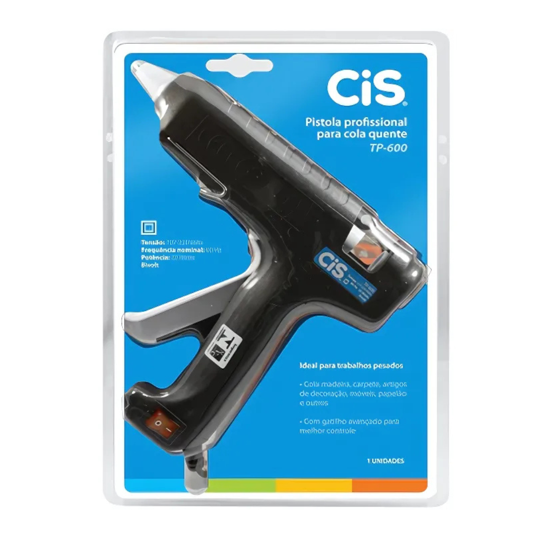 Pistola de Cola Quente Cis TP-600 Grande Profissional