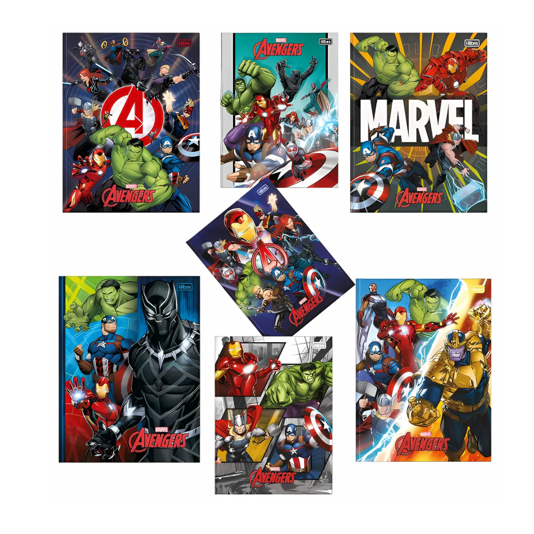 Caderno Avengers Tilibra Brochura 80f Grande