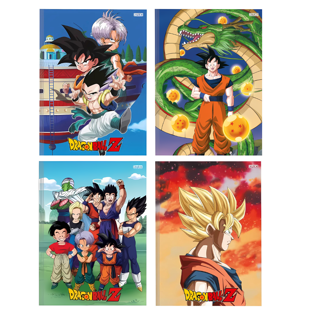 Caderno Brochura Dragon Ball Z Universitário 80fls SD