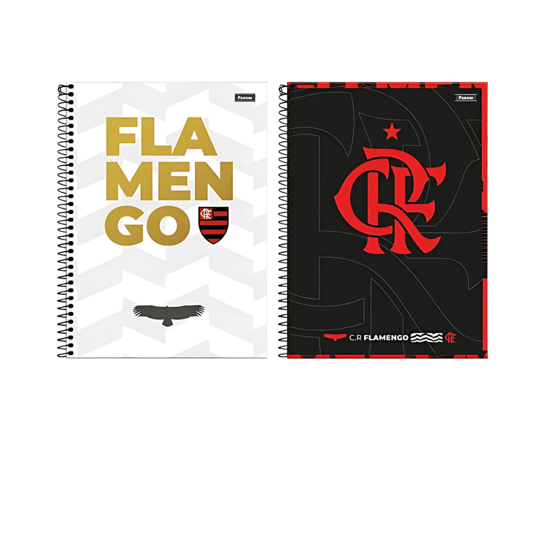 Caderno Universitário Capa Dura Flamengo 20 matérias