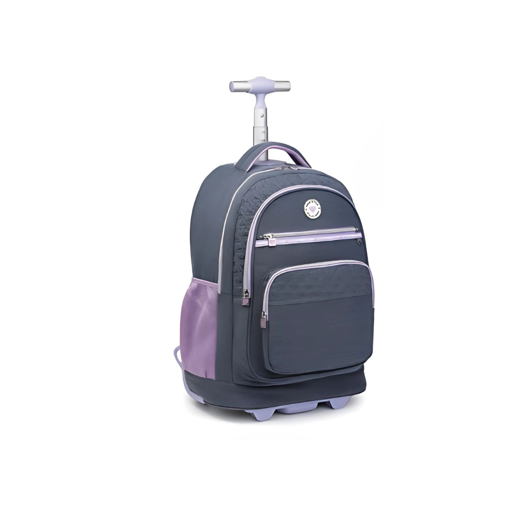 Mochila Kika 2 Rodinhas Jeans KK2593-H