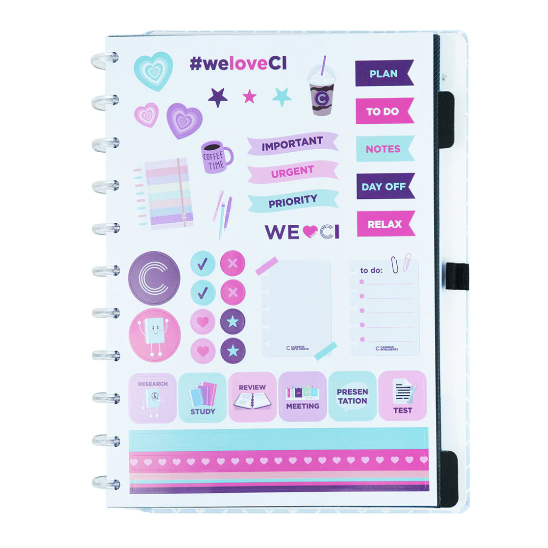 Caderno Inteligente Ice Blue Grande
