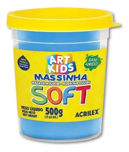 Massa de Modelar Soft 500g Pote Acrilex