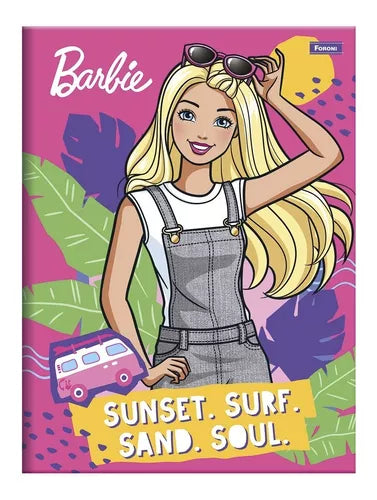 Caderno Barbie Foroni Universitário Brochura 80fls