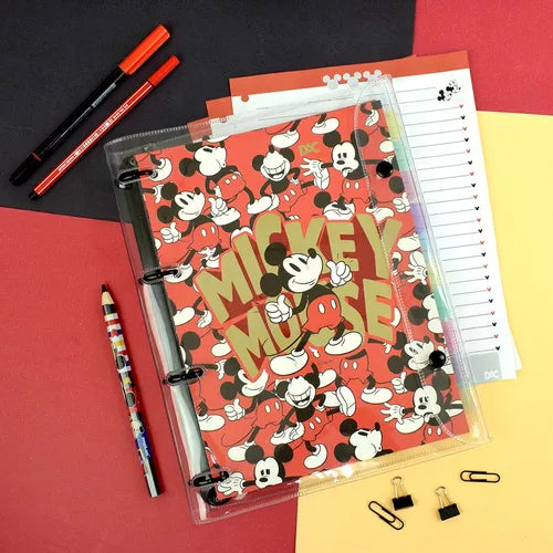 Caderno Argolado Universitário Mickey  Dac