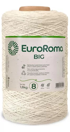 Barbante Big Cone EuroRoma Crú 1.8kg