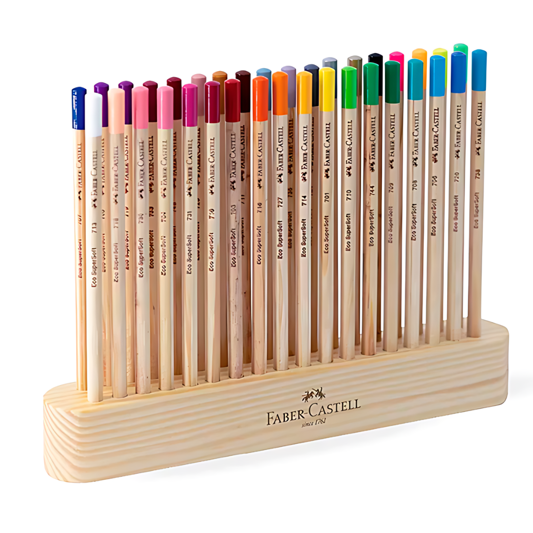 Lápis de Cor Faber-Castell 36 cores Natural Edition