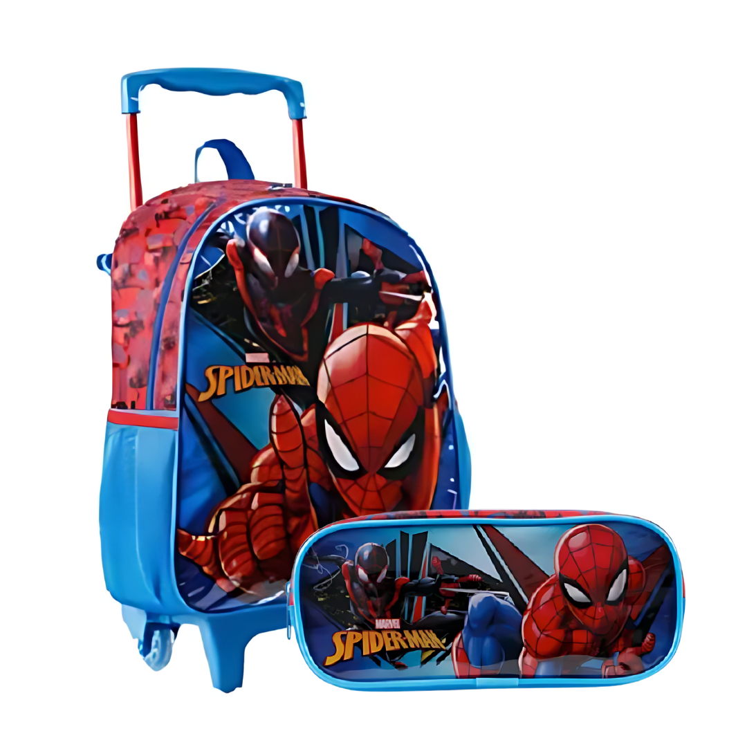 kit Mochila + Estojo Homem Aranha X1 11650 Xeryus