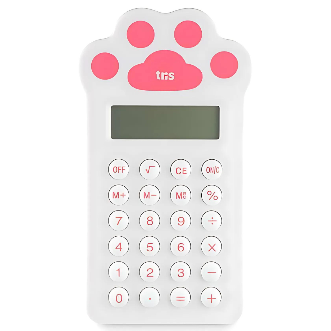 Calculadora Mini Pets 8 Dígitos Tris