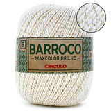 Barbante Barroco MaxColor Brilho Ouro Nº 6 - 200g Circulo