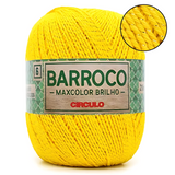 Barbante Barroco MaxColor Brilho Ouro Nº 6 - 200g Circulo