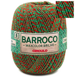 Barbante Barroco MaxColor Brilho Ouro Nº 6 - 200g Circulo