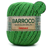 Barbante Barroco MaxColor Brilho Ouro Nº 6 - 200g Circulo