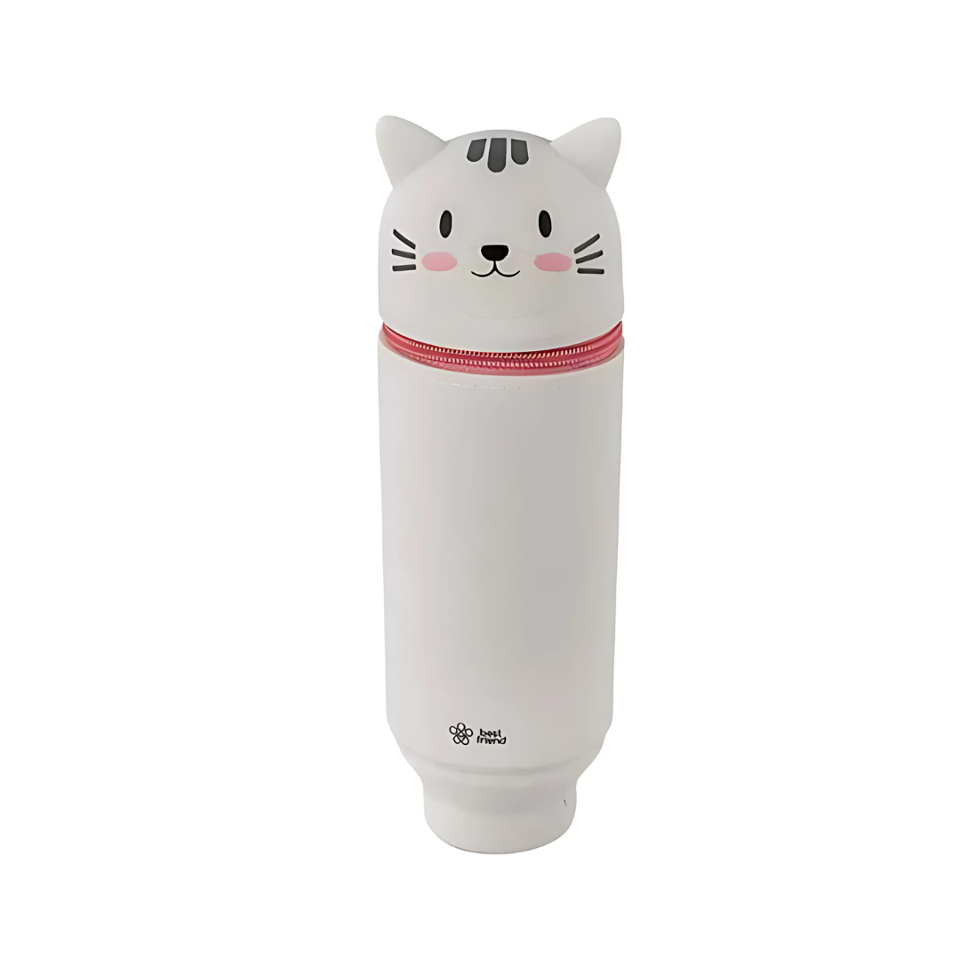 Estojo Escolar de Silicone Best Friend Gato - BRW