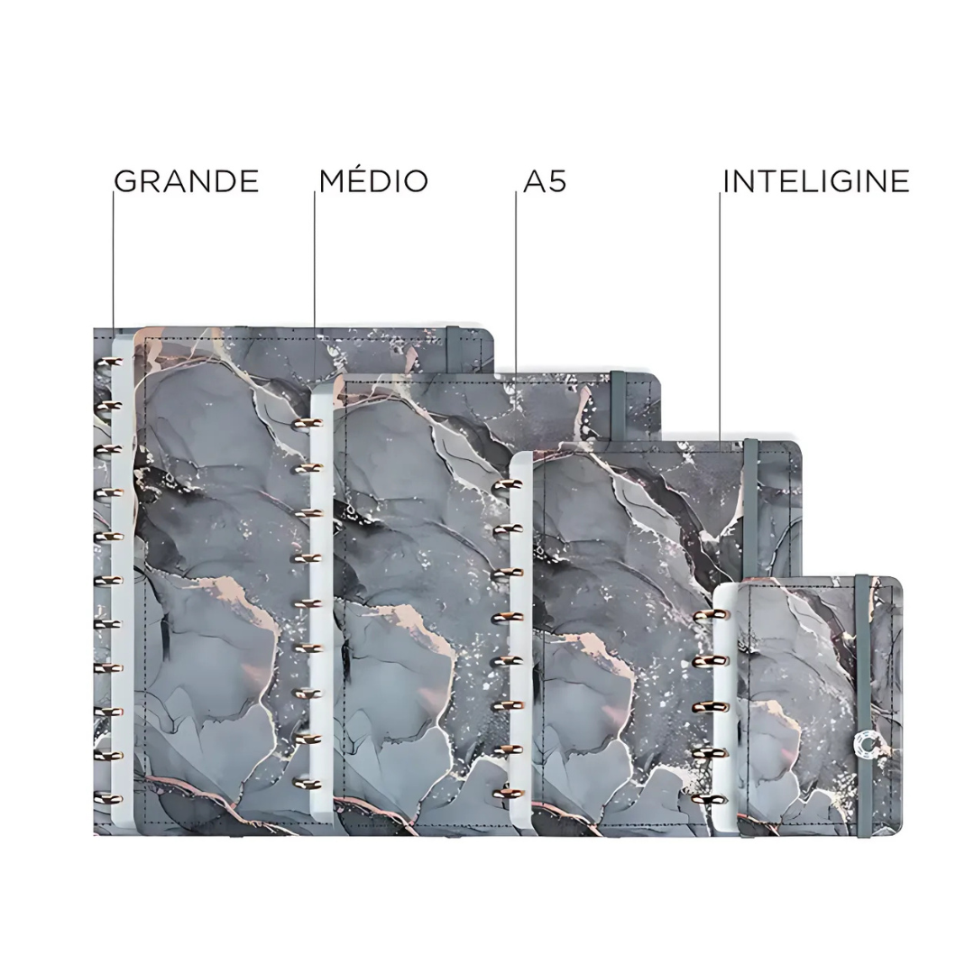 Caderno Inteligente Ônyx Cinza