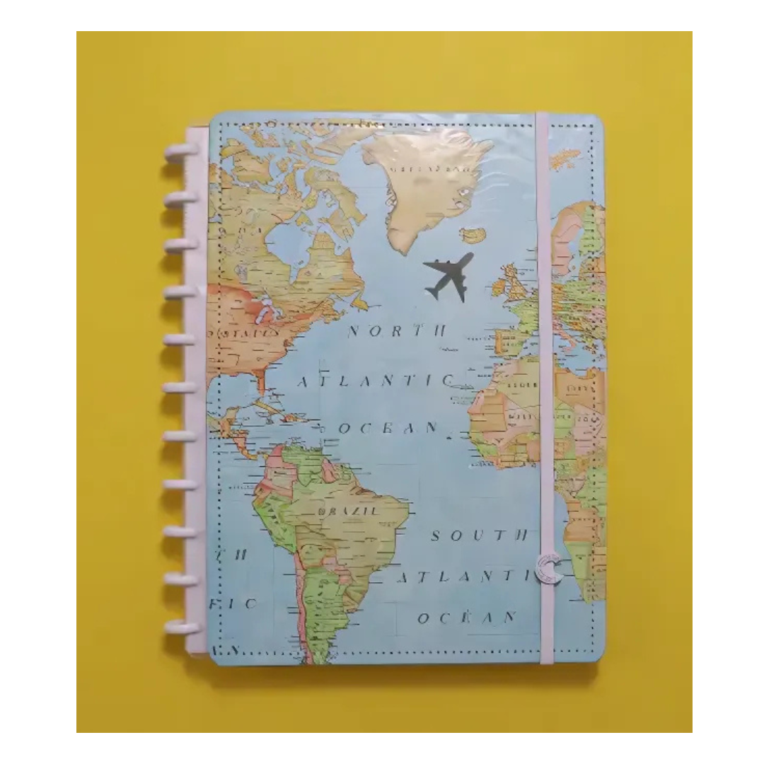 Caderno Inteligente By Gocase Mapa Mundi Grande