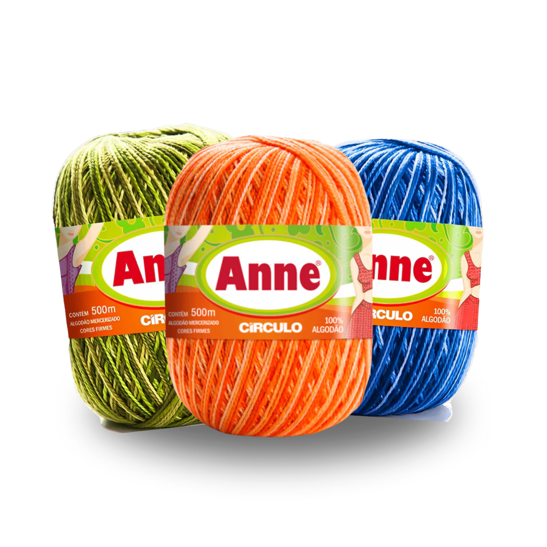 Linha Anne Multicolor Círculo 500mt