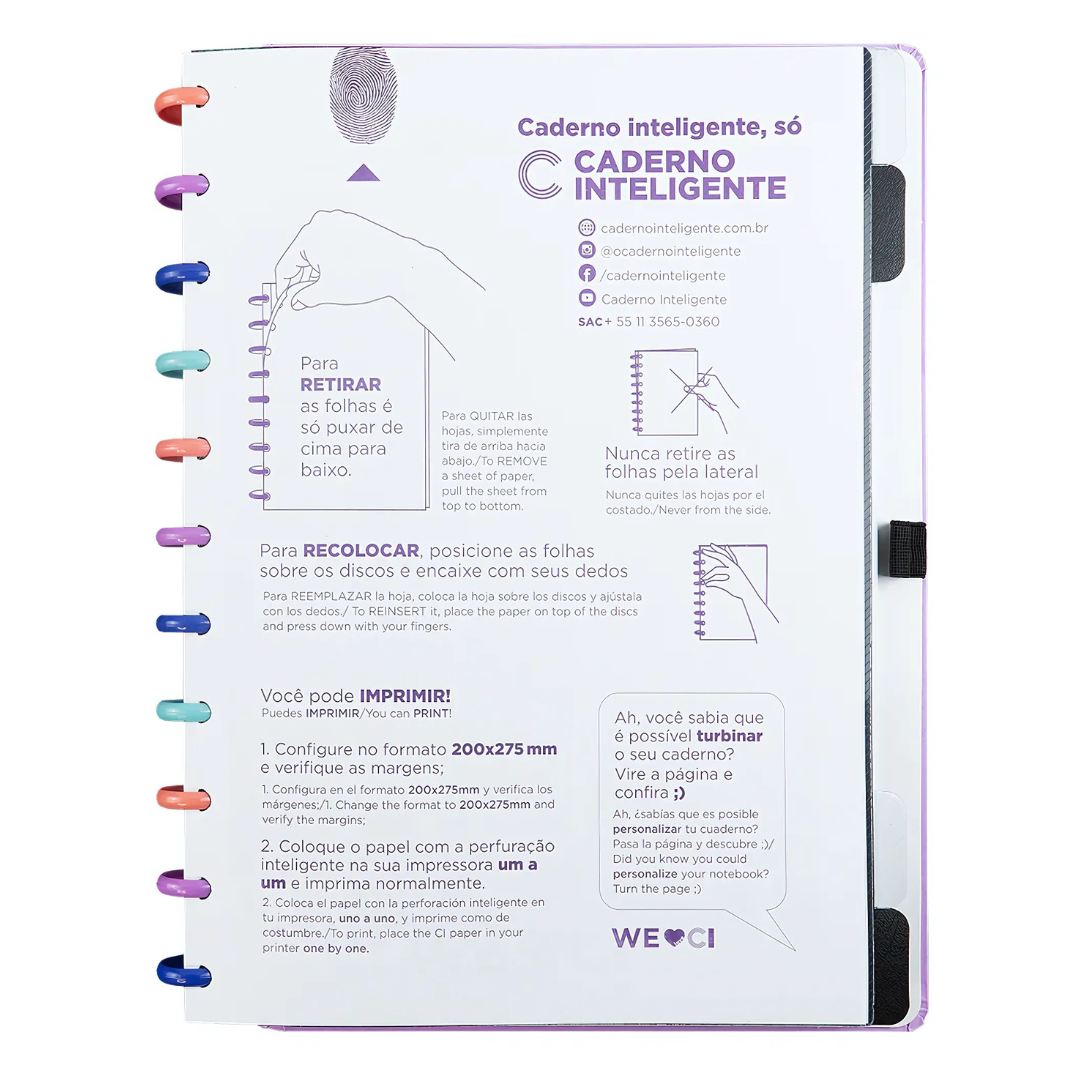 Caderno Inteligente Bubble Grande