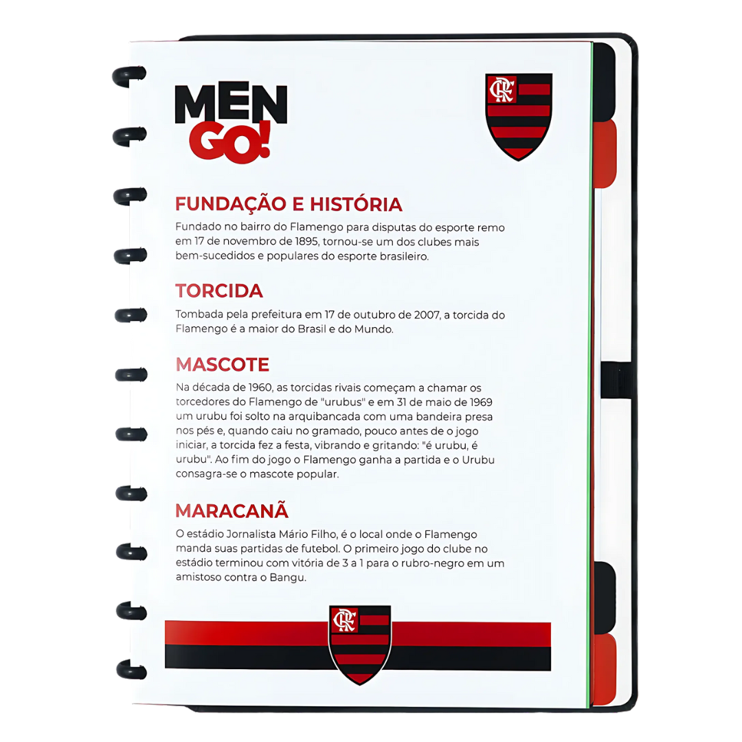 Caderno Inteligente Flamengo Grande