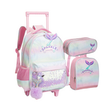 Kit Mochila Infantil Sparkle Sereia 3 peças IN2541  Nova Rio