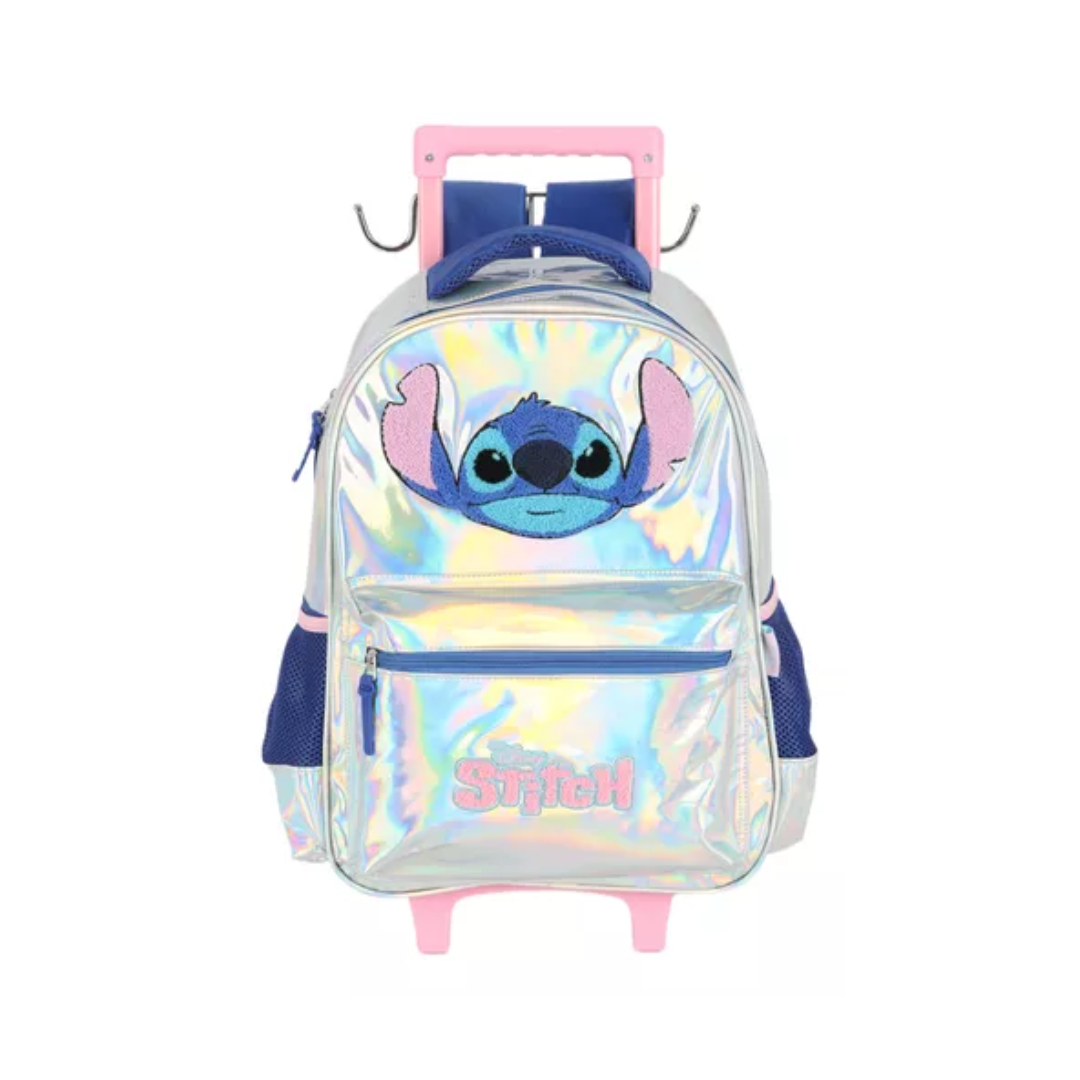 Mochila de Rodinha  Stitch Holográfica Luxcel