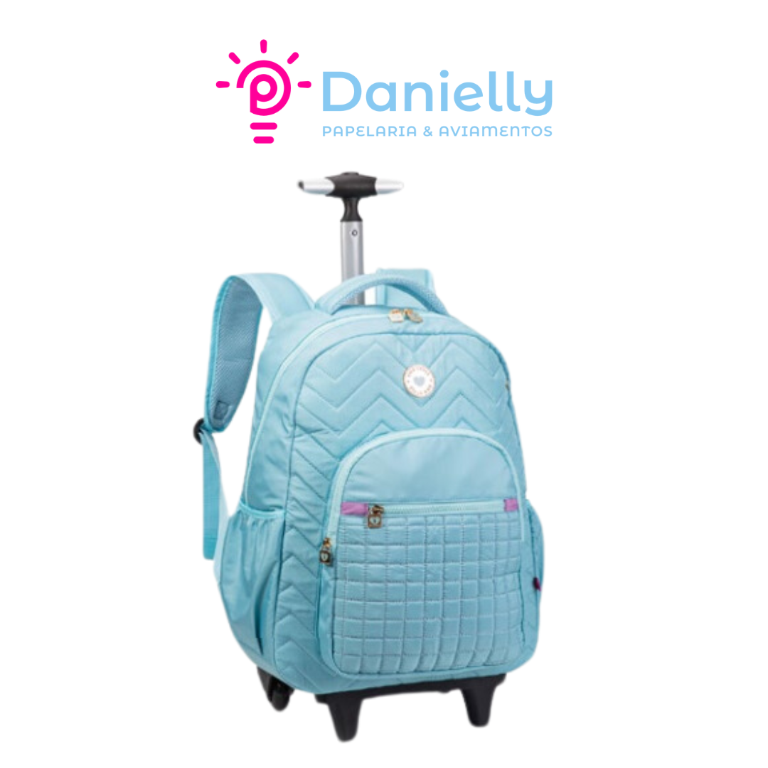 Kit Mochila Kika Azul KK2567