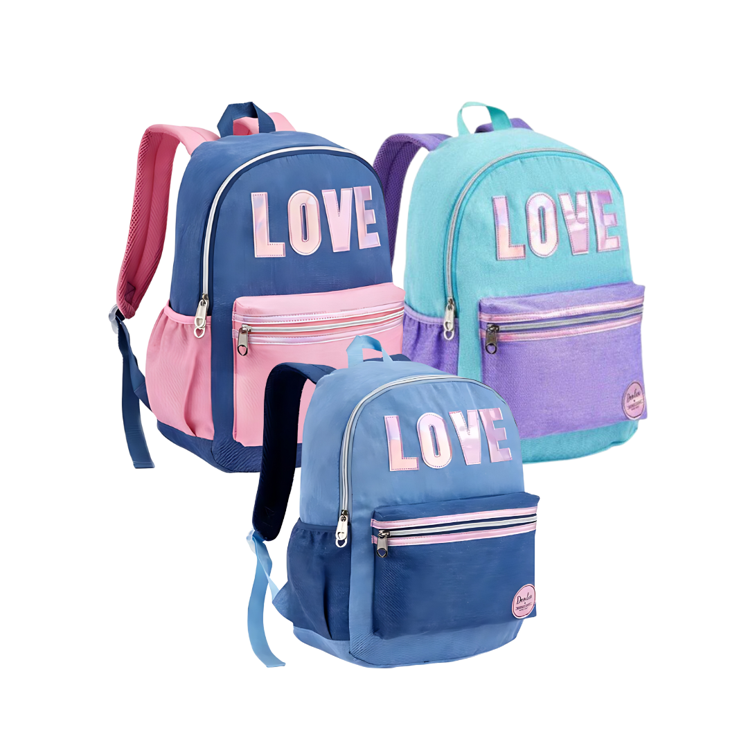 Mochila Costas Jeans Love Denlex DL 1593